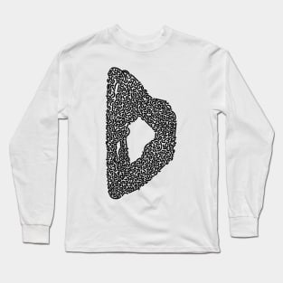 King Pigeon Yoga Pose Long Sleeve T-Shirt